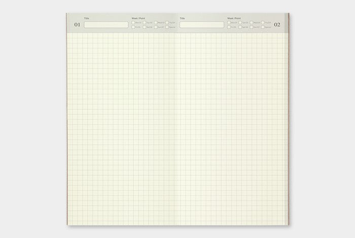 Traveler's Notebook Refill 005: Daily Undated Diary