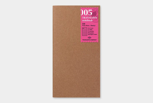 Traveler's Notebook Refill 005: Daily Undated Diary