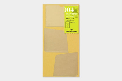 Traveler's Notebook Refill 004: Stick-on pockets
