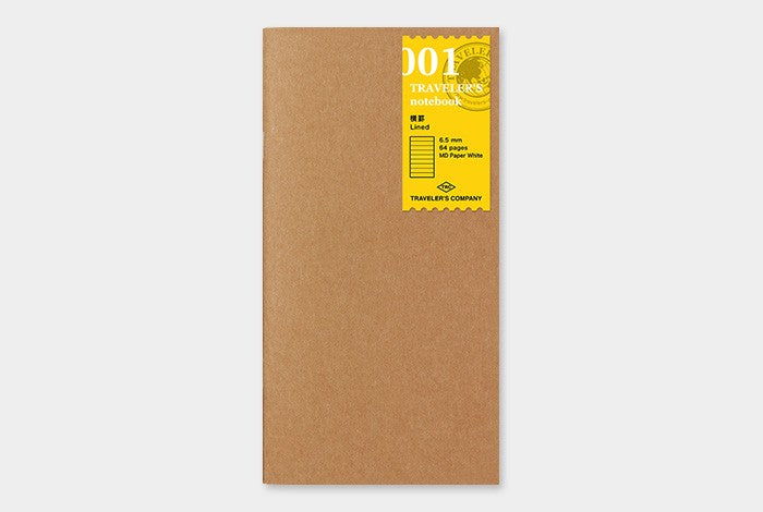 Traveler's Notebook Refill 001: Lined