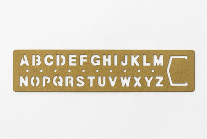 TRC BRASS ALPHABET bookmark