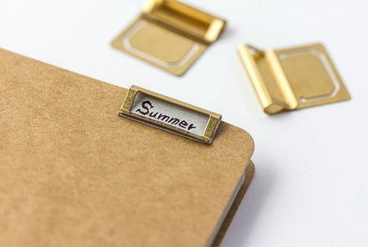 BRASS Index Clip zakładki