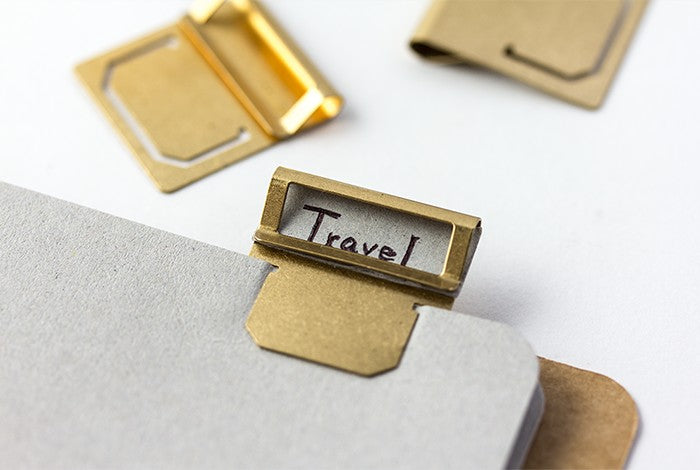 BRASS Index Clip zakładki