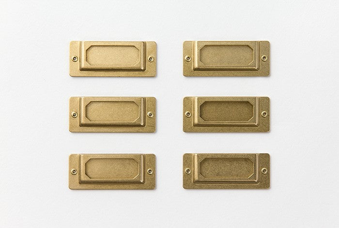BRASS Label Plate etykiety