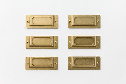BRASS Label Plate etykiety