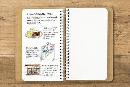 TRC Spiral Ring Notebook MD White A5 Slim