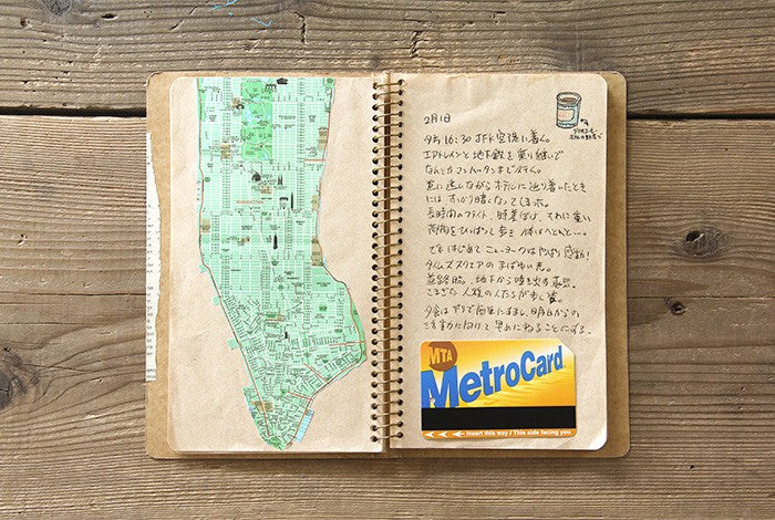 TRC Spiral Ring Notebook DW Kraft A5 Slim