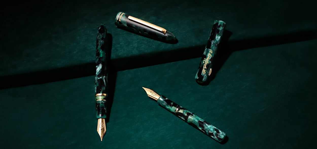 Pióro wieczne Esterbrook Niblet Evergreen Gold Trim