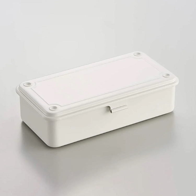Trunk Shape Toolbox Toyo Steel White