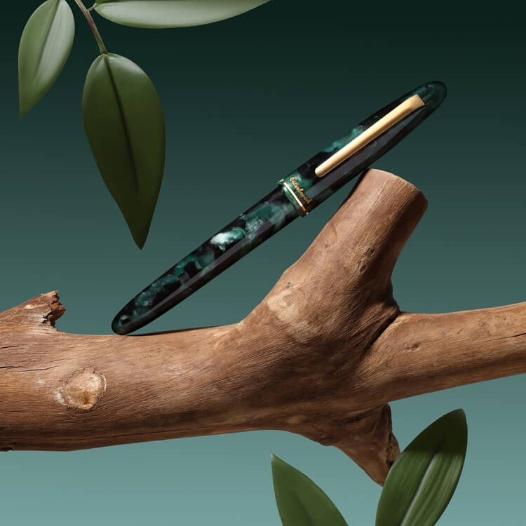 Pióro wieczne Esterbrook Estie Evergreen Gold Trim