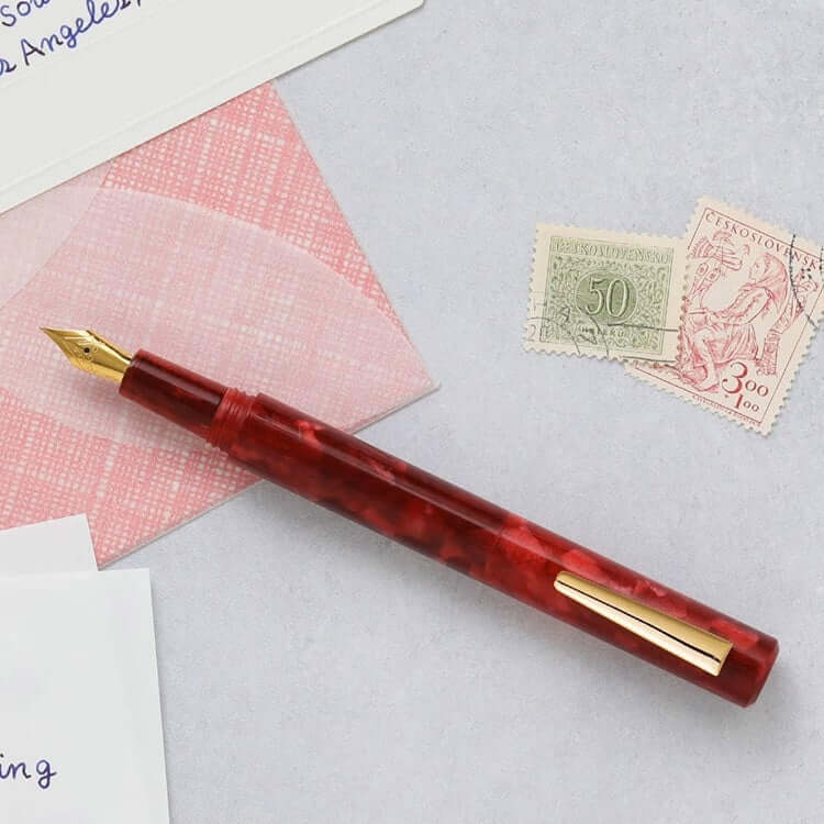 Pióro wieczne Attaché HIGHTIDE Marbled | Czerwone